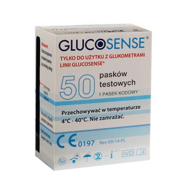 Glucosense Paski Testowe Do Glukometru 50 Sztuk Cena Apteka