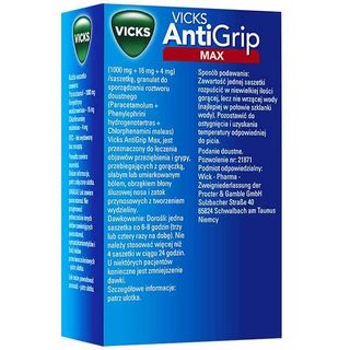 Vicks Antigrip Max Mg Mg Mg Granulat Do Sporz Dzania