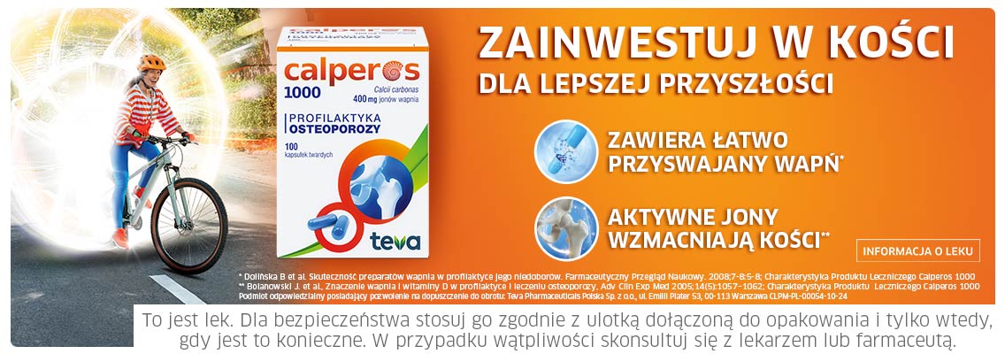 baner teva calperos - zainwestuj w kości dla lepszej przyszłości