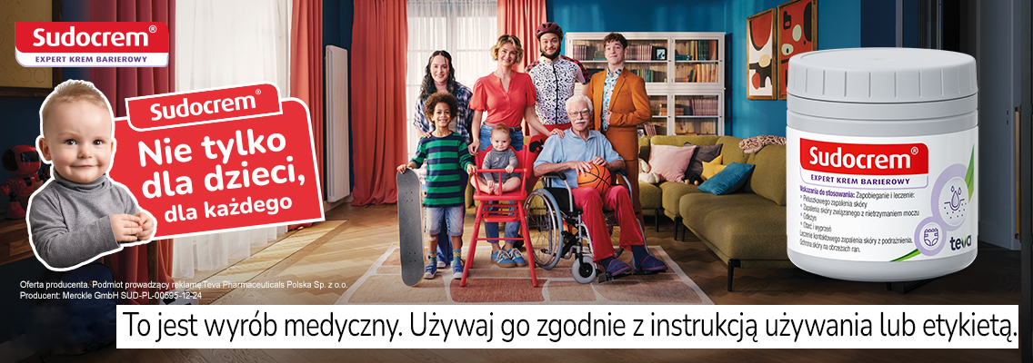 baner teva sudocrem - nie tylko dla dzieci, dla każdego