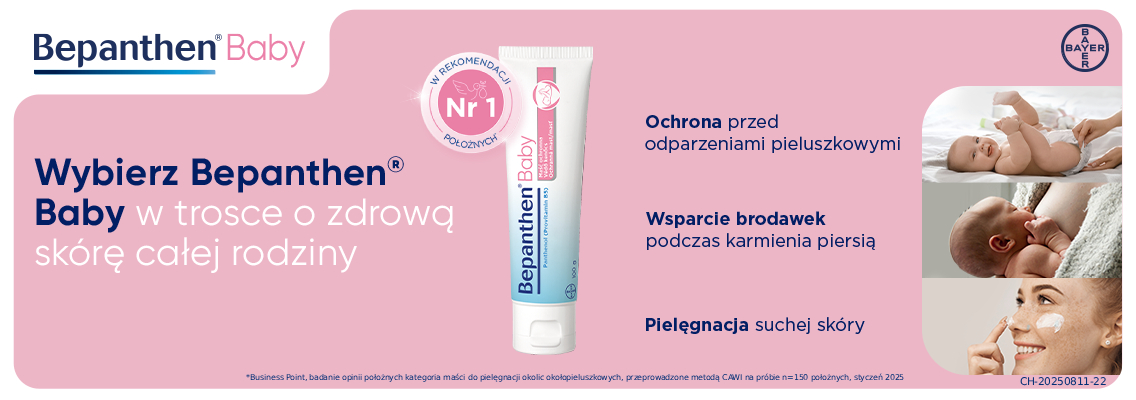 baner bayer bepanthen - w trosce o zdrową skórę całej rodziny
