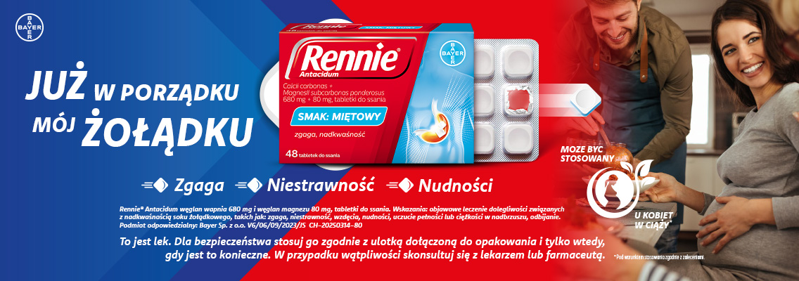 baner bayer rennie - już w porządku mój żołądku