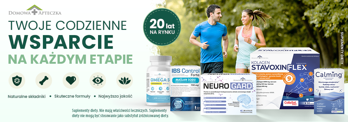 baner domowa apteczka - twoje codzienne wsparcie na każdym etapie