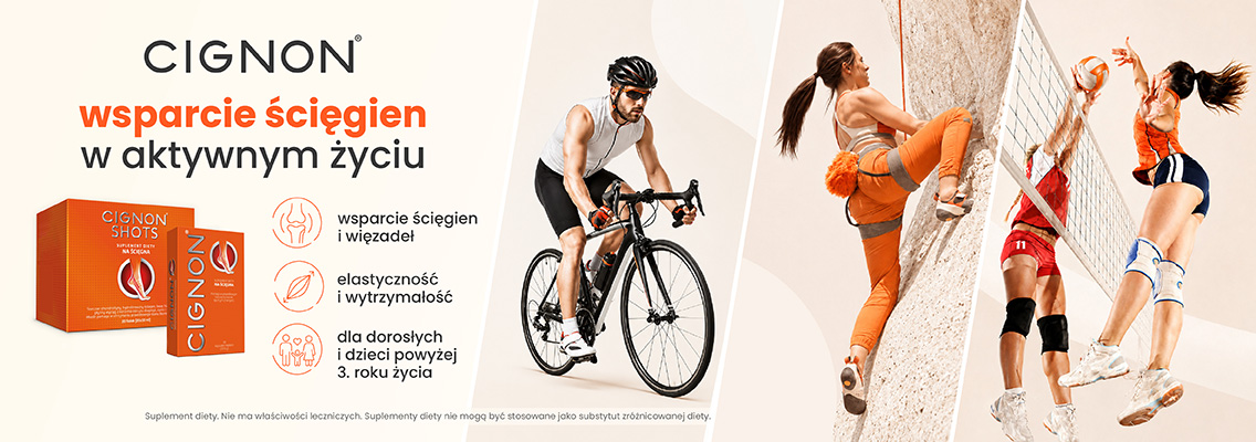baner valentis cignon - wsparcie ścięgien w aktywnym życiu