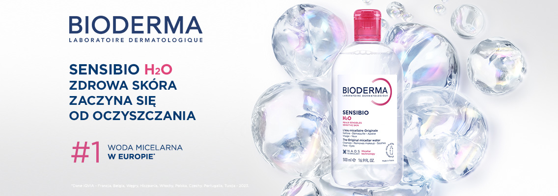 baner bioderma sensibio h2o - zdrowa skóra zaczyna się od oczyszczania
