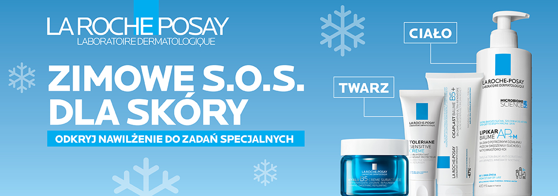 baner loreal la roche-posay - zimowe s.o.s. dla skóry