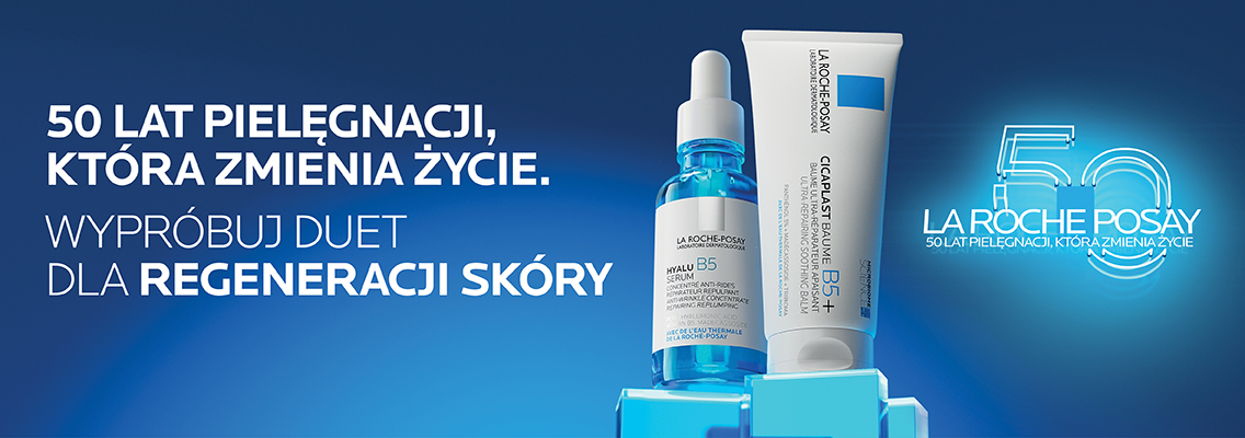 baner loreal la roche-posay - 50 lat pielęgnacji, która zmienia życie