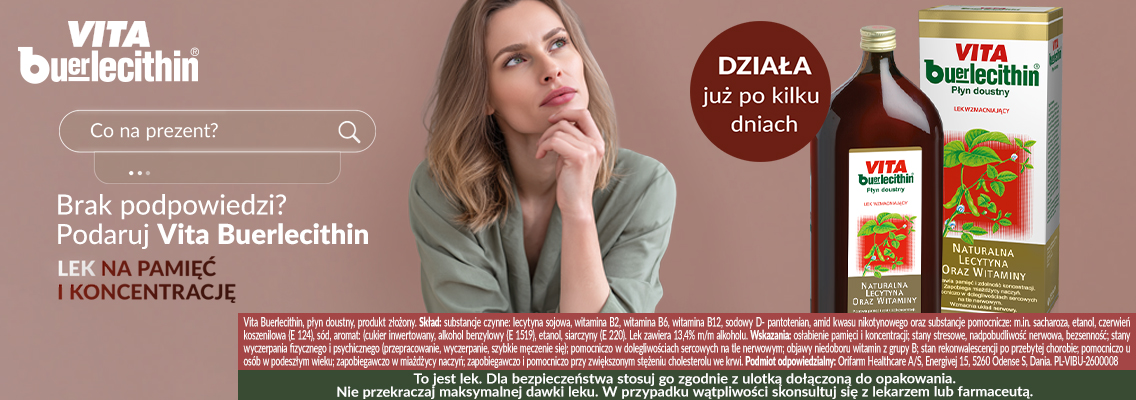 baner orifarm vita buerlecithin - lek na pamięć i koncentrację