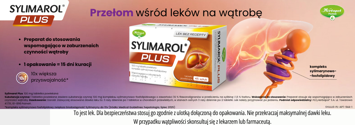 baner herbapol sylimarol - przełom wśród leków na wątrobę