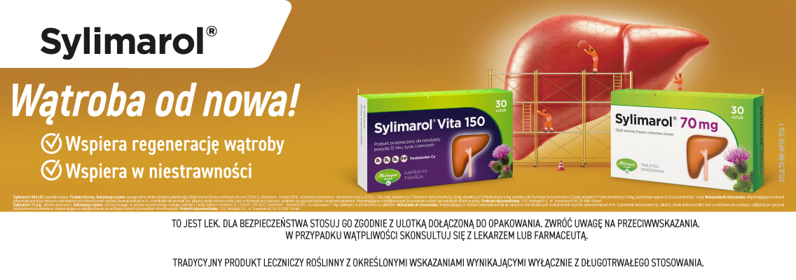 baner herbapol sylimarol - wątroba od nowa
