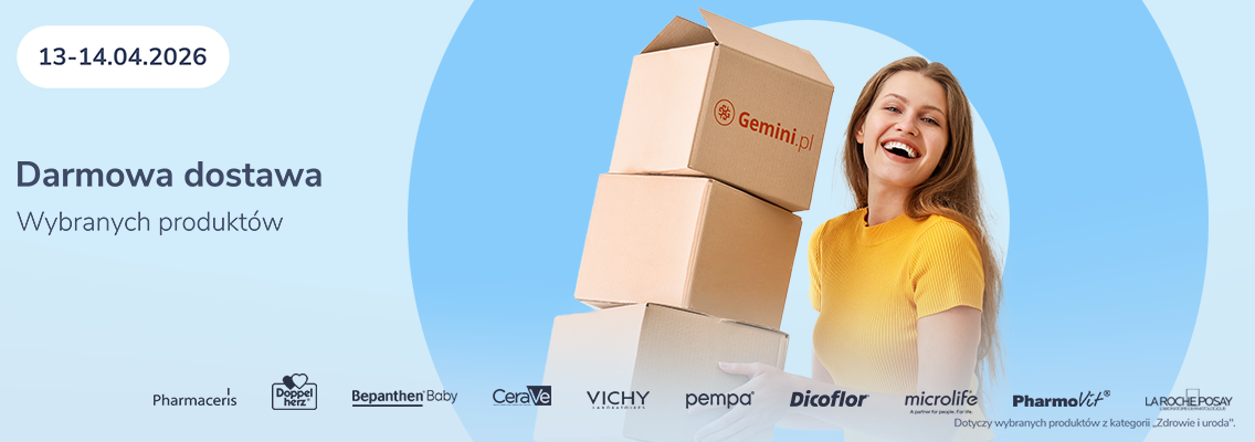 baner darmowa dostawa wybranych produktów