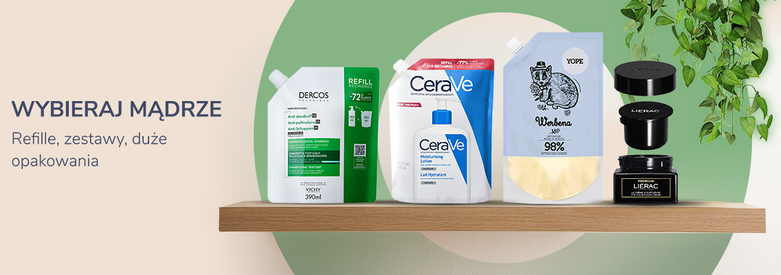 baner wybieraj mądrze - refille, zestawy, duże opakowania