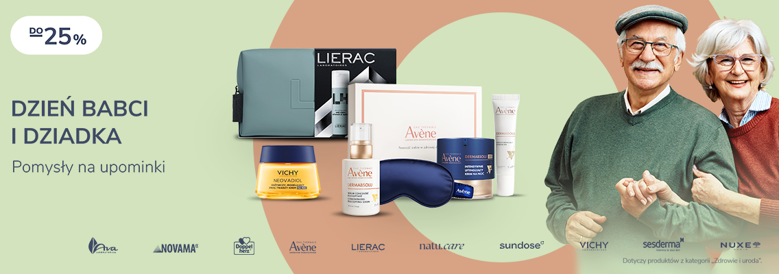 baner dzień babci i dziadka - pomysły na upominki