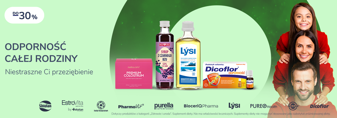 baner odporność całej rodziny - niestraszne ci przeziębienie