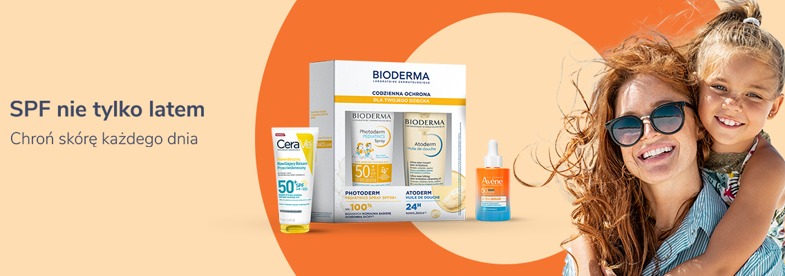 baner spf nie tylko latem - chroń skórę każdego dnia