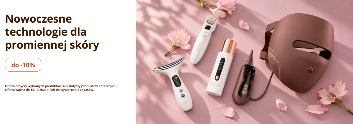 baner sprzęt beauty - nowoczesne technologie dla promiennej skóry