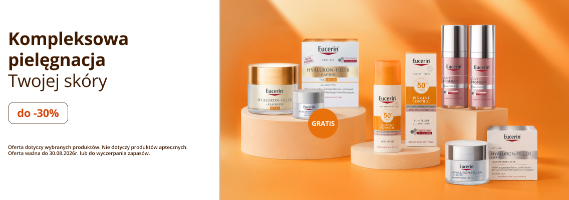 baner superoferta eucerin - kompleksowa pielęgnacja twojej skóry