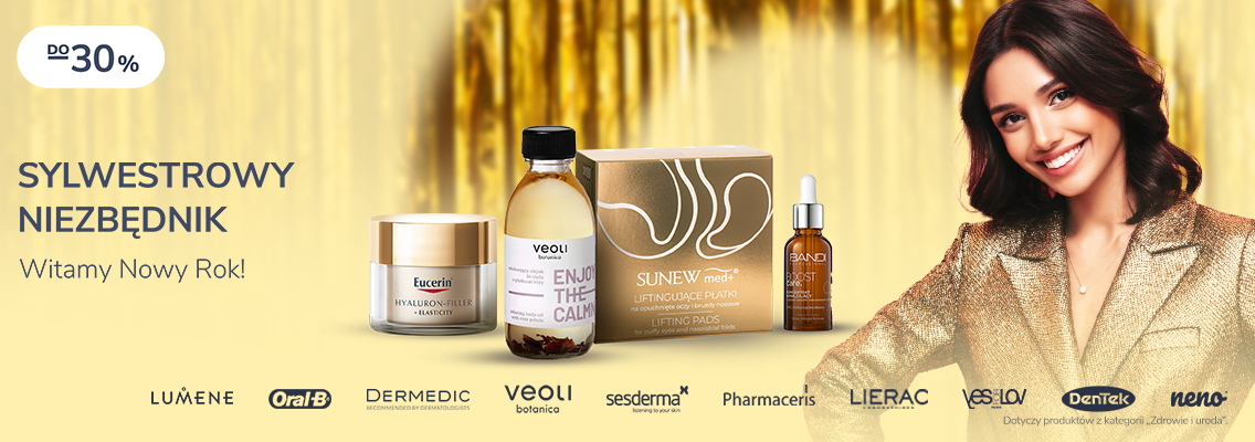 baner sylwestrowy niezbędnik - witamy nowy rok