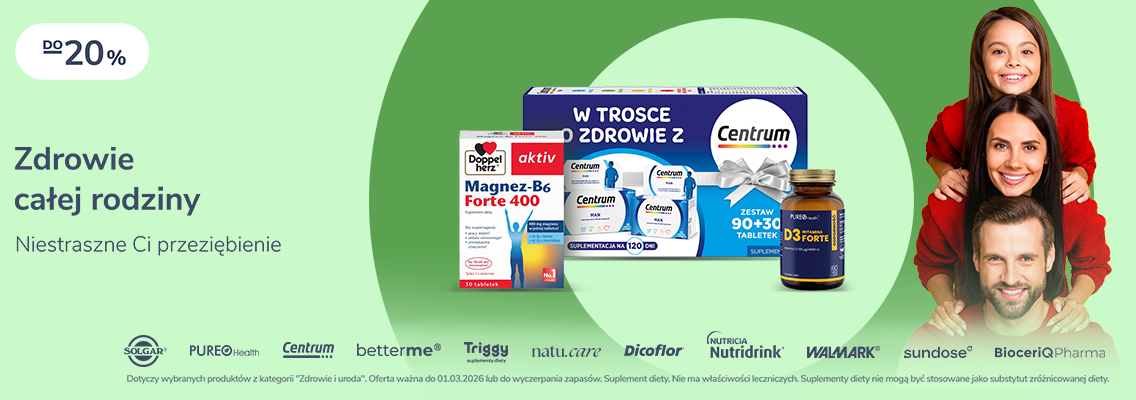 baner zdrowie całej rodziny - niestraszne ci przeziębienie