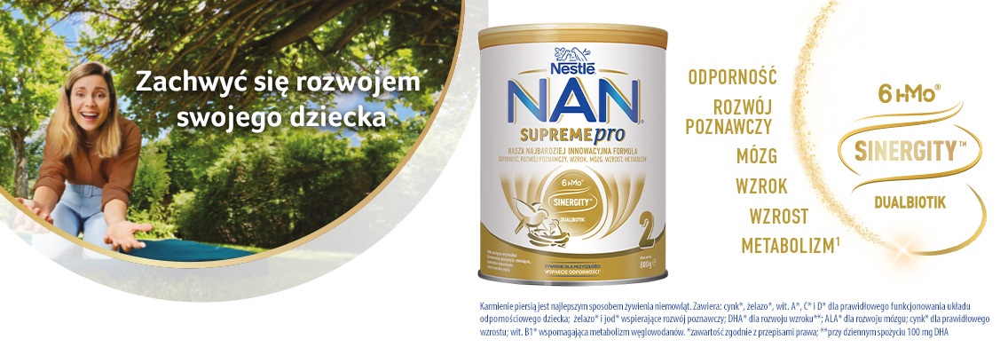 baner nestle supremepro - zachwyć się rozwojem swojego dziecka