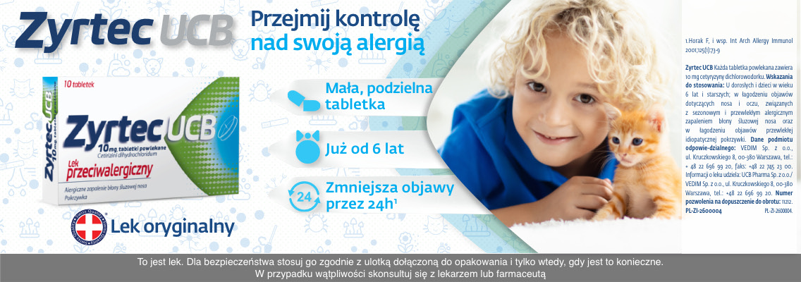 baner magnapharm zyrtec - przejmij kontrolę nad swoją alergią