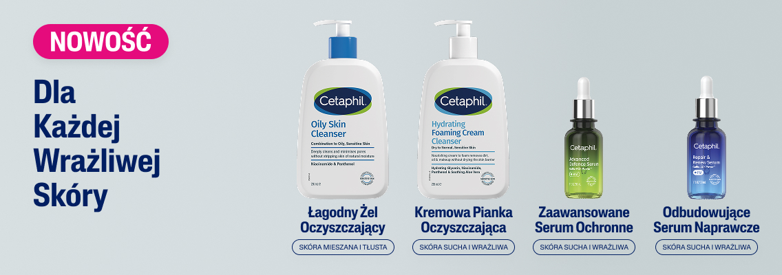 baner galderma cetaphil - dla każdej wrażliwej skóry