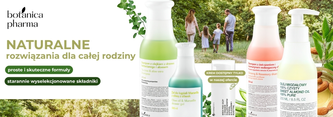 baner botanicapharma - naturalne rozwiązania dla całej rodziny