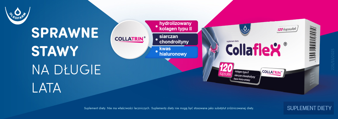 baner oleofarm collaflex - sprawne stawy na długie lata