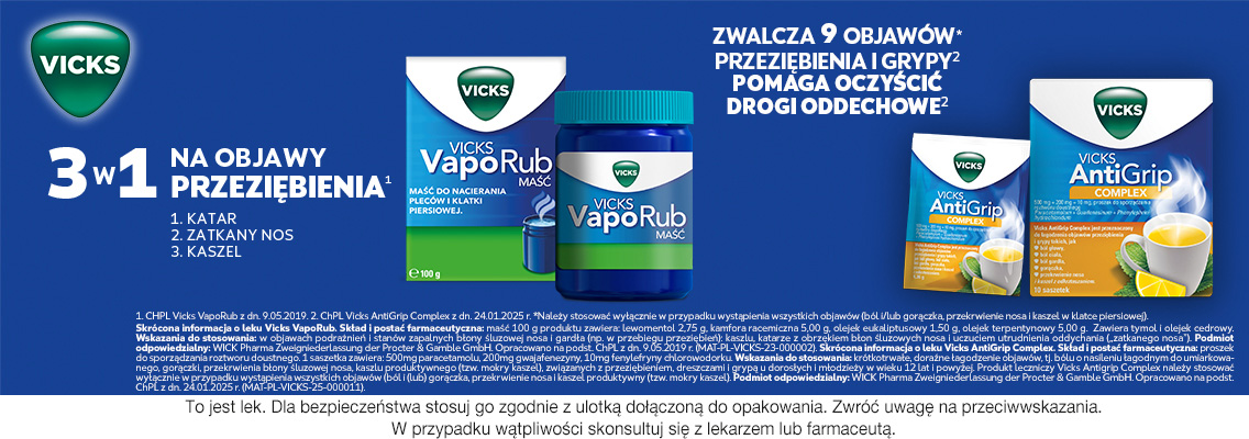baner procter merck vicks - produkty na przeziębienie i grypę