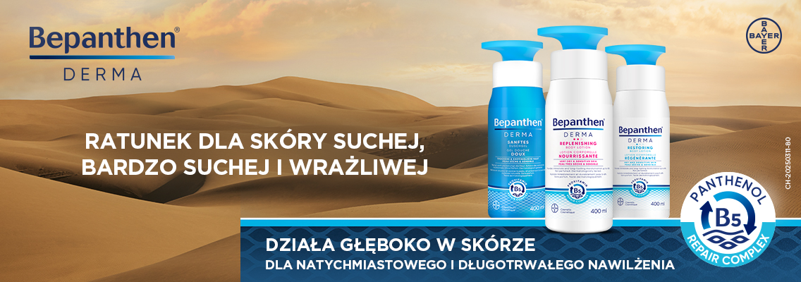 bepanthen derma ratunek dla skóry suchej bardzo suchej w wrażliwej