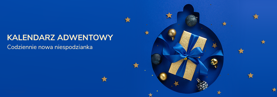 Kalendarz adwentowy codziennie nowa niespodzianka prezent