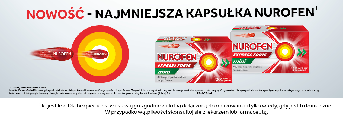 najmniejsza kapsułka nurofen