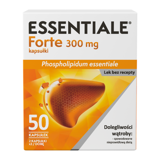 Essentiale Forte 300 mg, 50kapsułek - zdjęcie produktu