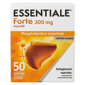 Essentiale Forte 300 mg, 50kapsułek - zdjęcie produktu