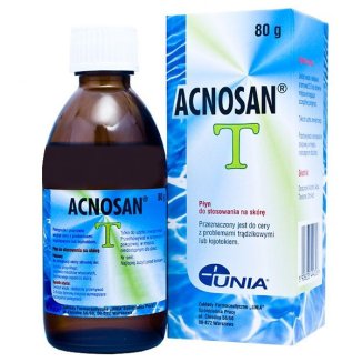 Acnosan T, płyn do stosowania na skórę, 80 g USZKODZONE OPAKOWANIE - zdjęcie produktu