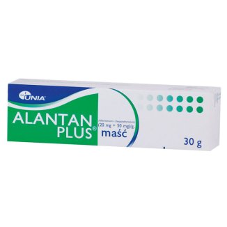 Alantan Plus (20 mg + 50 mg)/ g, maść, 30 g USZKODZONE OPAKOWANIE - zdjęcie produktu