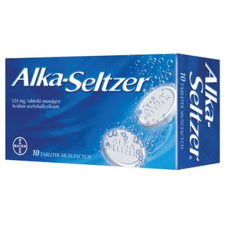 Alka-Seltzer 324 mg, 10 tabletek musujących - zdjęcie produktu