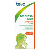 Ambrosol Teva 15 mg/ 5 ml, syrop, 120 ml - miniaturka zdjęcia produktu