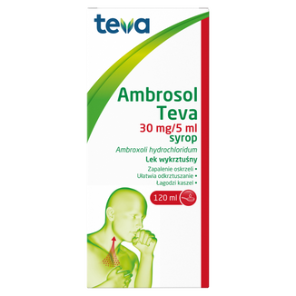 Ambrosol 30 mg/ 5 ml, syrop, 120 ml USZKODZONE OPAKOWANIE - zdjęcie produktu