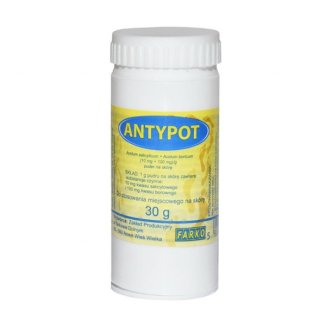 Antypot (10 mg + 100 mg)/ g, puder na skórę, 30 g Antypot (10 mg + 100 mg)/ g, puder na skórę, 30 g - zdjęcie produktu
