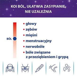 Apap Noc 500mg + 25 mg, 24 tabletki powlekane - 3 Apap Noc 500mg + 25 mg, 24 tabletki powlekane - 3 - zdjęcie produktu