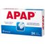Apap 500 mg, 24 tabletki powlekane - miniaturka  zdjęcia produktu