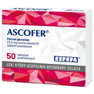 Ascofer 200 mg, 50 tabletek powlekanych - zdjęcie produktu