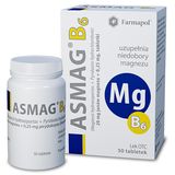 Asmag B 20 mg + 0,25 mg, 50 tabletek - miniaturka zdjęcia produktu