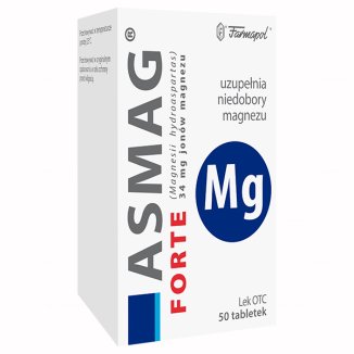 Asmag Forte 34 mg, 50 tabletek - zdjęcie produktu