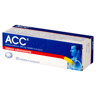 ACC 200 mg, 20 tabletek musujących - zdjęcie produktu