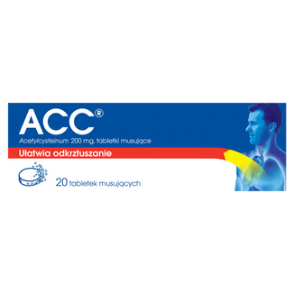 ACC 200 mg, 20 tabletek musujących - zdjęcie produktu