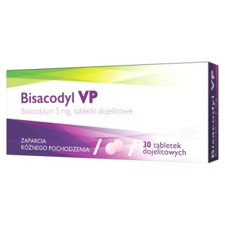 Bisacodyl VP 5 mg, 30 tabletek dojelitowych - zdjęcie produktu