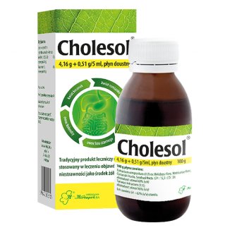 Cholesol 4,16 g + 0,51 g/5 ml, płyn doustny, 100 g - zdjęcie produktu