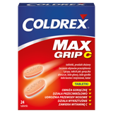 Coldrex Maxgrip C 500 mg + 5 mg + 25 mg + 20 mg + 30 mg, 24 tabletki - miniaturka zdjęcia produktu